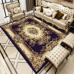 European living room sofa tea table mat American household thickened rectangular floor bedroom bedside carpet 240418