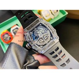 Skeleto Business Mens Designer Rm11 Rubber Superclone Carbon Watch Top Zy Watches Watch Mechanical Fibre Rm11-03Wristwatch For Automatic Fly-Back Zy 943