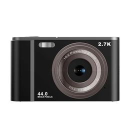 Digital Cameras Camera 2.7K Hd 44Mp Vlogging With 16X Zoom Compact Pocket Fill Light For Kids Teens Drop Delivery Photo Otcfs