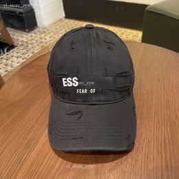 ESS Hat Ball Caps Perforated Duckbill Caps for Men and Women Summer Baseball Cap Instagram Trendy Hats Student Sun Hats Versatile ESSEN 6808