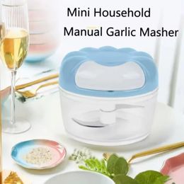 Food Mixers Multi-function Garlic Grinding Chopper Food Vegetables Cutter Meat Grinders Home Kitchen Gadgets Manual Garlic Press