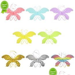 Party Decoration 1Pcs Oversized Aroon Gradient Butterfly Wings Aluminum Mold Balloon Holiday Drop Delivery Home Garden Festive Suppl Dhuk4