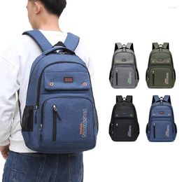 Backpack Men's Leisure Large Capacity Travel Computer Junior High School Durable Oxford Waterproof Schoolbag