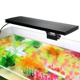 Aquariums 110V240V 24/7Aquariums Lights Full Spectrum Adjustable LED Light Fish Tank Decoration Aquatic Plant Growth Waterproof Lighting