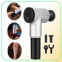 6Gear Electric Deep Tissue Pure Wave Percussion Massager Gun Handheld Body Fascia Back Massager Muscle Vibrating Relaxing Tool3948672