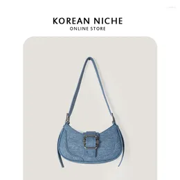 Shoulder Bags Fashionable Versatile Women One 2024 Korean Textured Underarm Bag Female Casual Simple Commuting Handbags