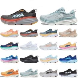 Hokka Oone Boondi 8 Hokka Koşu Ayakkabı Yerel Botları Oonline Mağaza Eğitimi Kabul Edilen Yaşam Tarzı Şok Emme Absortioon Karayolu Tasarımcı Kadın Ayakkabı 36-48