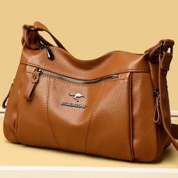 Shell Super Soft Leather Luxury Handbags Women Bags Designer Brnad Women Shoulder Messenger Crossbody Bags For Women 2021 Sac A Main