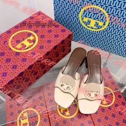 Woman Double Tazz Slipper Flat Sandals Factory Platform Luxury Sandale Men Slide Flip Flops Designer Shoe Genuine Leather Summer 36