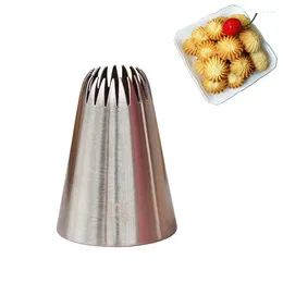 Baking Tools #195 Cake Decorating Tip Icing Piping Nozzles Stainless Steel Cupcake Tubes DIY Round Pastry Tips Decoration