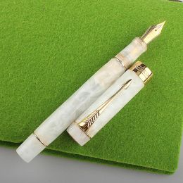 Pens NEW JINHAO Celluloid Fountain Pen, Beautiful Marble Patterns Iridium F/M Nib Ink Pen Writing Gift for Office Business
