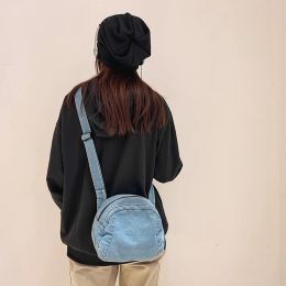 Bags Fashion Denim Women's Bag Small Canvas Shoulder Cross Bag Messenger Bag Y2K Eco Bag Korean Shopper Jeans Satchel Shell Murse Ins