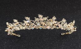 New Bridal headwear Baroque crown wedding diamond hairdressing studio wedding dress modeling accessories5863674