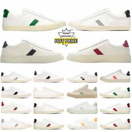 Designer Casual Shoes Men Women Classic Flat Skateboard Shoes Ve Genuine Leather Vegetarianism Style Outdoor Sports Trainers Fashion Luxury Shoes