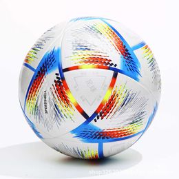 2022 Qatar World Cup Commemorative Ball with Upgraded Thickened Heat Adhesive Glossy PU5 Standard Football