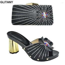 Dress Shoes Latest Italian Shoe And Bag Set For Party In Women Wedding Bride Sandals African With