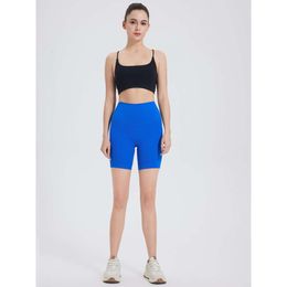 Yoga LL High-Rise Yoga Shorts Quick Dry Breathable No T-Line Workout Tights Outfits High Waisted Sports Shorts Push Up Running Slim Fit Casual Biker Gym Shorts 938