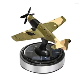 Solar Rotating Car Air Freshener Plane Design Fresheners Oil Diffuser Energy