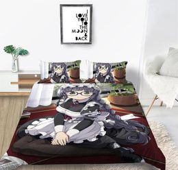 High End Bedding Set Anime Maid Sexy Classic 3D Duvet Cover Japanese Queen Single King Double Twin Full Bed Set With Pillowcase 3p7478631