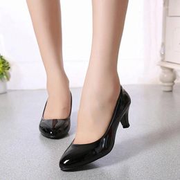 Dance Shoes Female Pumps Nude Shallow Mouth Women Fashion Office Work Wedding Party Ladies Low Heel Woman Autumn Spring