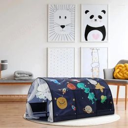 Tents And Shelters Bed Tent For Kids House Canopy Dream Privacy Space Full Sleeping Two Single Beds Frame Design