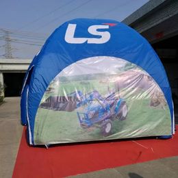 wholesale giant inflatable event tent with printings inflatables dome tent spider party tents trade show kiosk for advertising