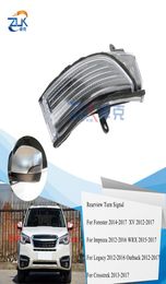 ZUK Rearview Turn Signal LED Light Repeater Lamp For Subaru Forester XV WRX STI Impreza Legacy Outback Crosstrek 201220179947172