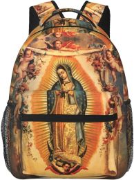 Backpacks Virgin Mary Our Lady Of Guadalupe Mother Of God Stylish Casual Backpack Purse Backpacks Pockets Computer Daypack For Business