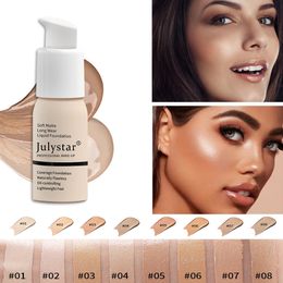 Fundação Matte Foundation de 30 ml Base Controle de óleo duradouro Creme líquido Creme à prova d'água Maquiagem de moda hidratante para mulheres 240410