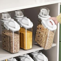 Storage Bottles Grains Dispenser Safe Silicone Refrigerator Noodle Box Kitchen Organizer Multigrain Tank Non-toxic Saving Space