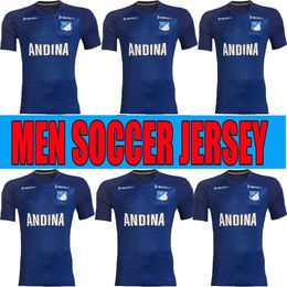 24 25 Millonarios F.C. LLINAS Mens Best quality jersey Soccer Jerseys CASTRO VASQUEZ QUINONES GIRALDO PEREIRA VARGAS Home Football Shirts Uniforms