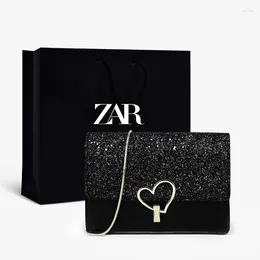 Bag ZAR Fashion Shoulder Hand Women Ladies Luxury Bags Small Square Evening Clutch Purse Bolsa Feminina Chain