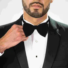 Bow Ties 1 Set Suit Accessories Elegant Tie With Handkerchief And Cufflinks For Men