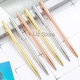 electroplate wholesale pens student point point metal teacher ball point gold Sier School Office Business Signature Pen Th0817