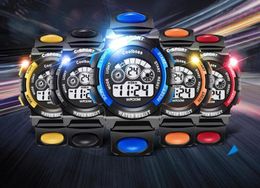 Fashion Coolboss children boys girls sport led digital watch electronic Multifunction Luminous gift party student watches1114200