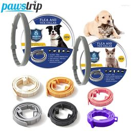 Dog Collars Adjustable Pet Collar Anti Flea And Tick For Dogs Cats Outdoor Anti-mosquito Repellent Puppy Supplies