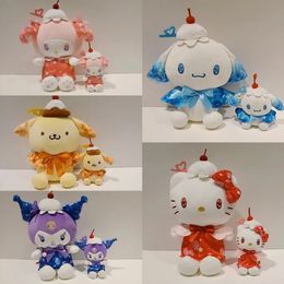 New Cherry Kawaii kuromi Plush Toy Stuffed Animals Sheep Soft Pillow Toy Home Decorative Christmas Birthday Gifts