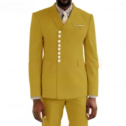 Men's Suits Formal Suit For Men Wedding Banquet Groomsman Elegant Blazer Pants 2 Pieces Evening Party Tailor-made Classic Male Costumes