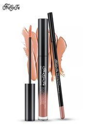 Liquid Lipstick 12 Colours Matte Lip Gloss With Lip Liner Set Waterproof Easy To Wear Woman Beauty Makeup1713183
