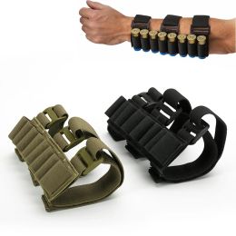 Packs Military Tactical 8 Rounds Cartridge Rifle Buttstock Ammo Shell Carrier 12/20 Gauge Shotshell Holder Arm Pouch Hunting Mag Bag