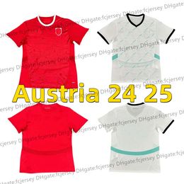 Soccer Jerseys 24 25 X.SCHLAGER SABITZER ALABA Football Shirts 2024 2025 LAIMER BAUMGARER DANSO SEIWALD LIENHART maillot de foot kits euro