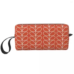 Cosmetic Bags Orla Kiely Abstract Large Makeup Bag Waterproof Pouch Travel Flower Floral Art Portable Toiletry For Unisex