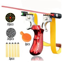 Scopes Laser Slingsshot Shooting High Precision Sling Outdoor Hunting Slingshot Original Power for Hunting Precision Catapult