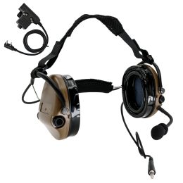 Accessories TCI Liberator II Hearing Protection Shooting Headset TCI SORDIN Noise Reduction Airsoft Hunting Tactical Headset