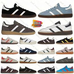 Spezial Designer Sports Casual Running Shoes Aluminium vinyl Black Clear Pink gum University gum White Green blue Yellow Outdoor for men and women sports casual shoes