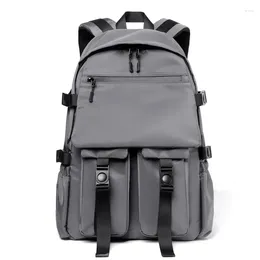 Backpack Oxford Men College Student School Bags For Teenager Leisure Travel Back Pack Multiple Pockets