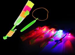 LED Amazing flying arrows helicopter fly arrow umbrella Kids Toys Gifts Whole9627844