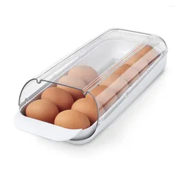 Storage Bottles Egg Holder Box High-capacity With Thickened Tray Space Saver Household Transparent Kitchen Tools