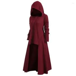 Casual Dresses 2024 Dress For Woman European American Party Women's Oversized With Loose Hooded Elastic Solid Color Coat XX05