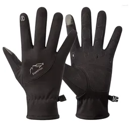 Cycling Gloves Touch Screen Long Full Fingers Gel Sports Bike MTB Road Riding Racing Women Men Warm Bicycle